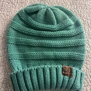 C.C Mint Green Knit Beanie